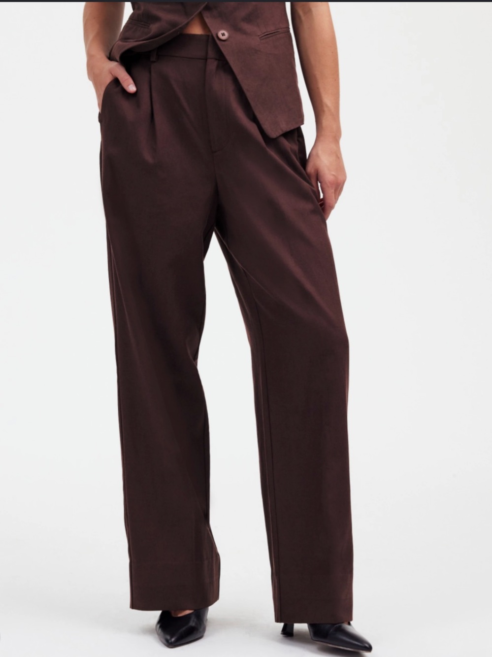 Madewell Slouchy Straight Pants in Drapey Twill size 2 - Picture 2 of 9